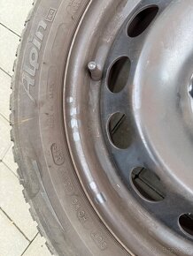 Prodám sadu 4ks zim.pneu Michelin AlpinA4 205/55R16 vč disku - 9