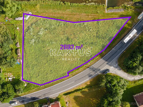 Prodej stavebního pozemku 2.693 m2, Holčovice- Hejnov, okres - 9