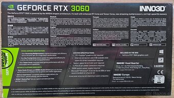 Inno3D GeForce RTX 3060 Twin X2 OC 12GB - top stav, záruka - 9