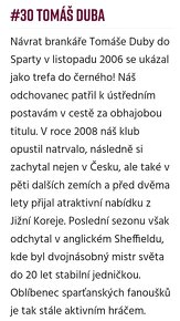 TOMÁŠ DUBA - dres z MISTROVSKÉ sezóny 2007 + FINÁLOVÁ šála. - 9