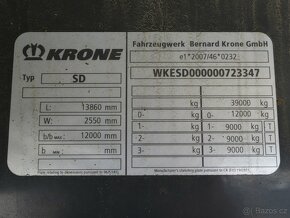 KRONE SD ProfiLiner standard nákladní návěs - 9