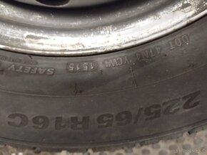 225/65R16C 112/110R zimní pneu+disk Master/Opel Movano - 9