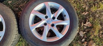 Alu kola Originál Peugeot Azote 4x108 6x15 ET23 185/65r15 - 9