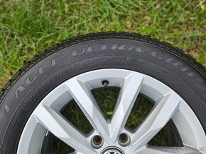 Kompletní zimní orig Alu kola VW SEPANG - 215/60 R16 - 5x112 - 9