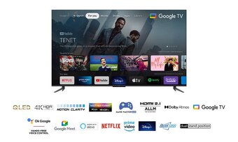 TCL 65C645 65" 164cm QLED, Google TV, HDMI 2.1, Wi-Fi - 9