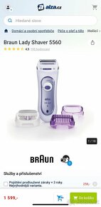 Damský holící strojek Braun Lady Shaver 5560 - 9