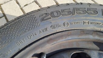 1x Continental SportContact 2 205 55 R16 + disk VW AG - 9