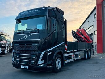 Volvo FH 500 6x2 kontejnerov nástavba a jeřábu FASSI F 545 - 9