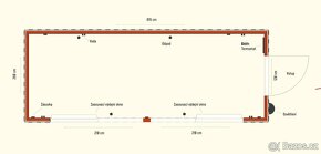 Obytný kontejner zahradní domek chatka provozovna kancelář - 9