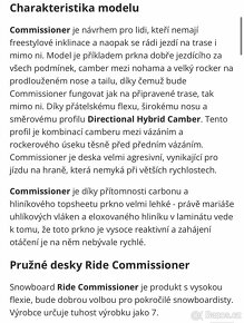 Snowboard Ride Commissioner 162 - 9