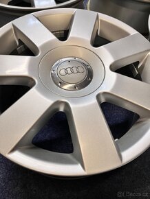 5x100 R16 originál alu Audi - TOP STAV - 9