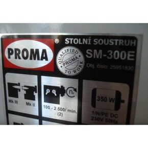 Soustruh Proma SM 300 E - 9