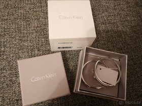 Calvin Klein ocelový náramek a ocelové náušnice kruhy Beyond - 9