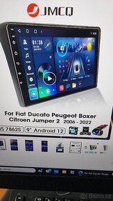 Android autorádio pro Fiat Ducato, Peugeot Boxer, Citroen - 9