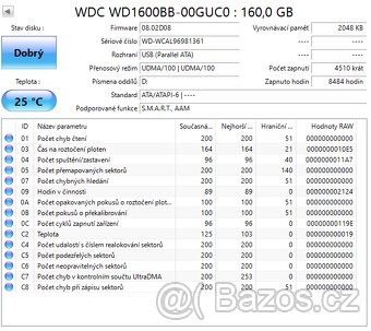 PATA hard disky, HDD 3,5", odzkoušené, cena od 149,- kus - 9