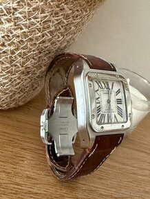 Cartier Santos 100 XL 51 mm originální pánské hodinky - 9