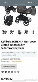 Kočárek 3v1 Bohemia - 9