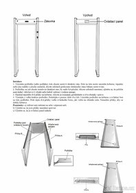 Průchozí detektor kovů ALL-SUN TS1250 - 9