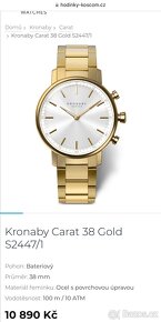 Kronaby Carat 38 Gold - 9