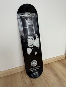 Mike Blackarts Tony Montana Skateboard Artwork - 9