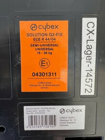 Autosedačka CYBEX SOLUTION Q2-FIX 15-36 kg - 9