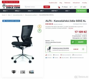 Kancelářská židle - SIDIZ Pc 15 800,- NOVÁ - 9