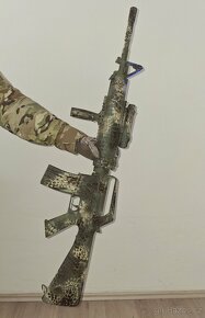 airsoft M16A3 WELL manuál, DIY KRYLON camo příslušenství ABS - 9