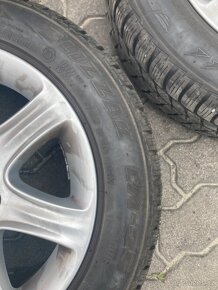 Alu disky 5x120 z vozu BMW řada 1, pneu zimní - 9