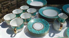 RETRO porcelánový jídelní servis 40ks značka MZ 3 - 9