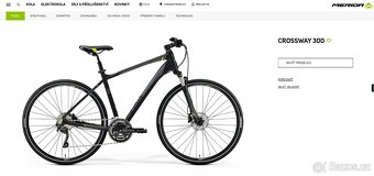 Merida Crossway 300 Matt Black M(51) - 9